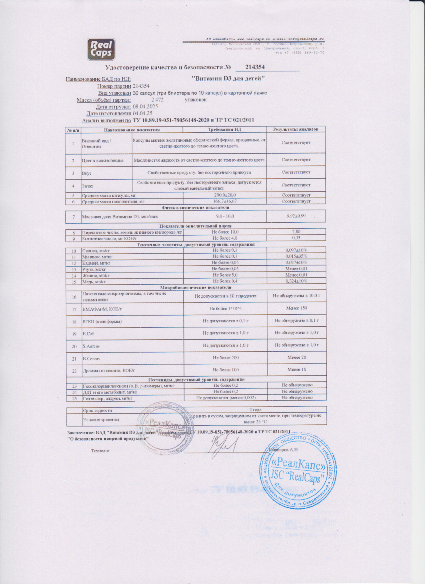 Паспорт №042025
